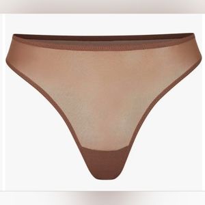 SKIMS mesh built up thong in Jasper